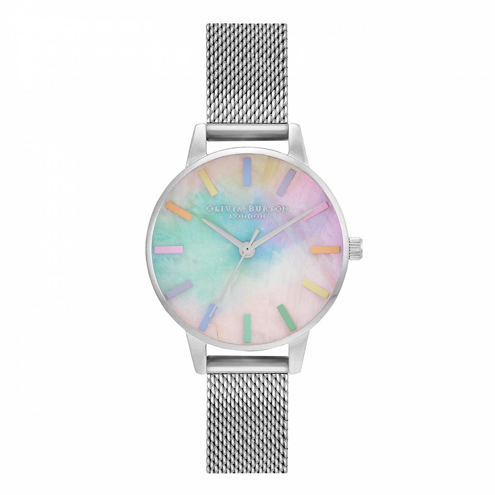 Жіночий аналоговий годинник Olivia Burton Rainbow Collection OB16RB26, райдужний, мінімалістичний, фото №1