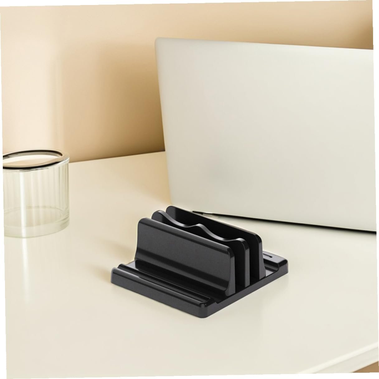 Вертикальна Підставка Подвійна для Ноутбука з Регульованою Док-станцією, фото №5 Вертикальна Підставка Подвійна для Ноутбука з Регульованою Док-станцією, фото №5