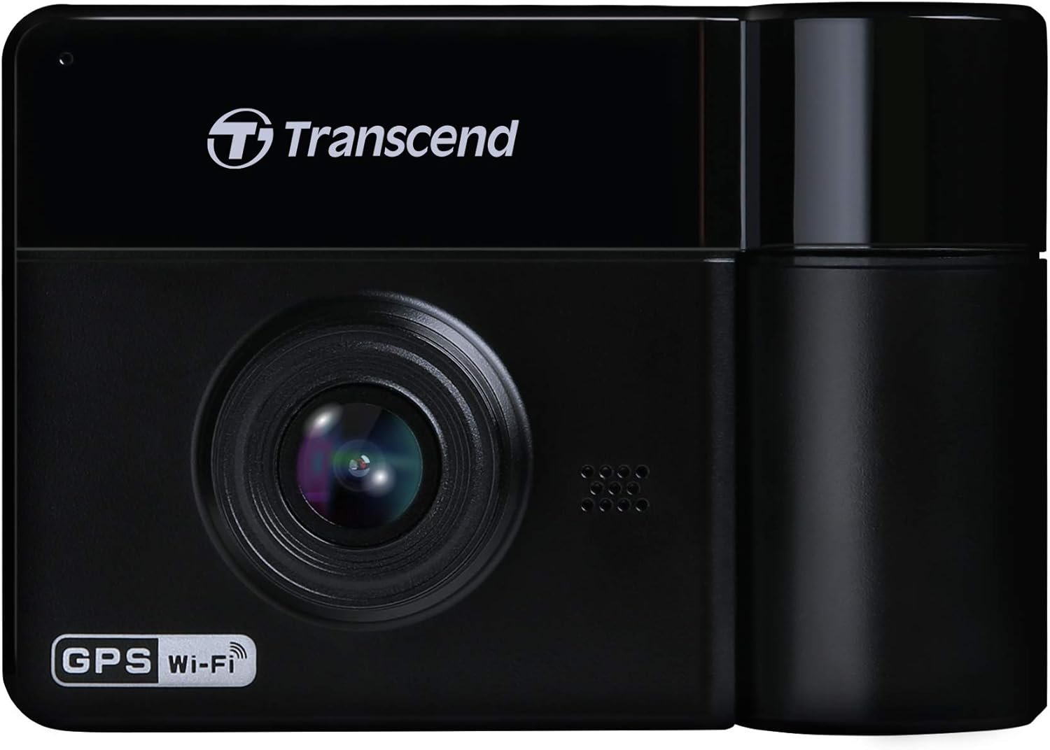 Відеореєстратор Transcend DrivePro 550 / 2К / 140° / GPS / Wi-Fi / 128ГБ вбудованої пам'яті / Додаткова камера / Чорний, фото №2