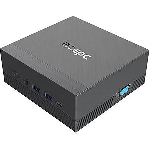 Міні-ПК для офісу Acepc PowerBox Lite / Intel Core i7-10810U / RAM 16GB / SSD 256GB / LAN / Wi-Fi / Bluetooth / Windows 11 / Сірий - Фото 1