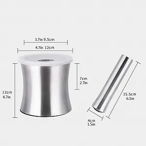 Набір ступки і товкачика з нержавіючої сталі synthetic.ua - Фото 1