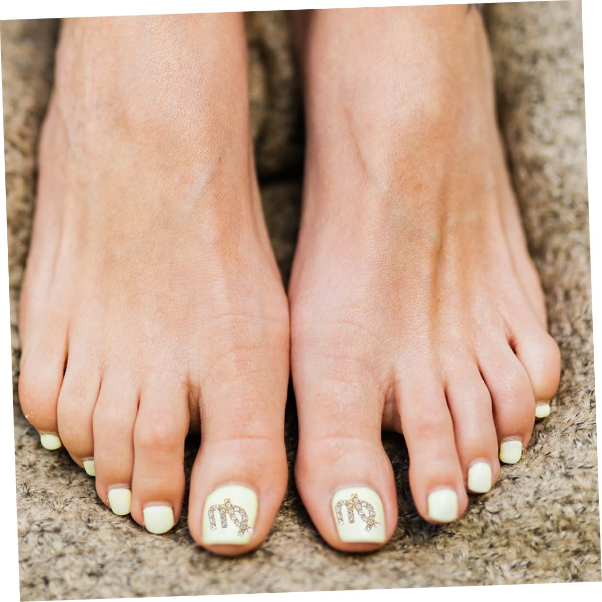 Украшения для ногтей FRCOLOR 96 шт. со сверкающими стразами для украшения ногтей, подходят для свадеб, вечеринок и дизайна ногтей, золотые украшения, фото №4