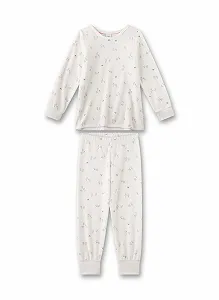 Купить Пижама Sanetta Md. SA lg. из высококачественного и удобного хлопкового велюра для девочек. Комплект пижамы для девочек - Фото 1 Пижама Sanetta Md. SA lg. из высококачественного и удобного хлопкового велюра для девочек. Комплект пижамы для девочек - Фото 1