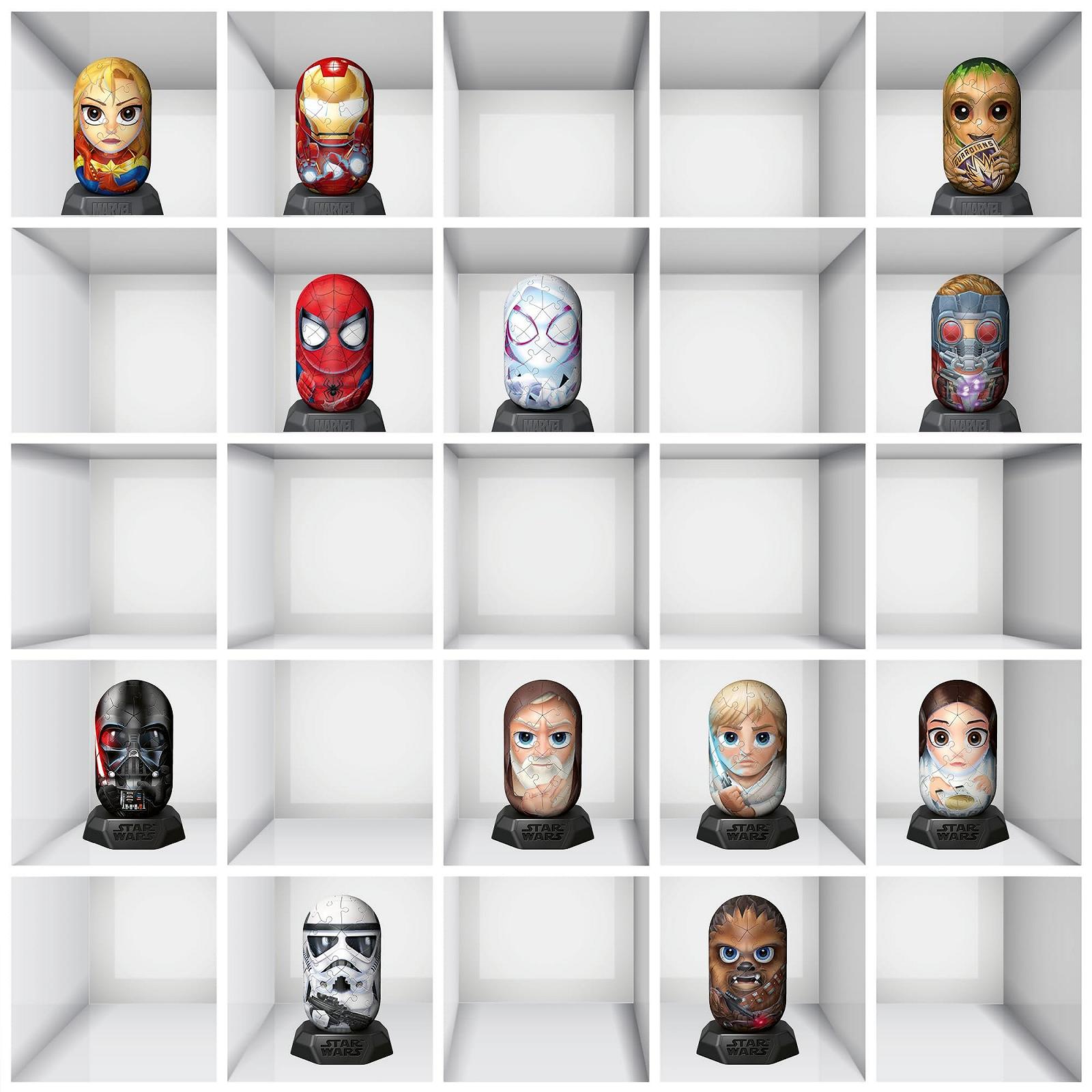 Фигурка Ravensburger Hylkies Star Wars Collectible Figures to Assemble Yourself Фигурка #01 Darth Vader, фото №7