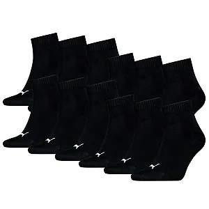 Шкарпетки спортивні Puma unisex quarter 6 пар, розміри 34-46 - Фото 1