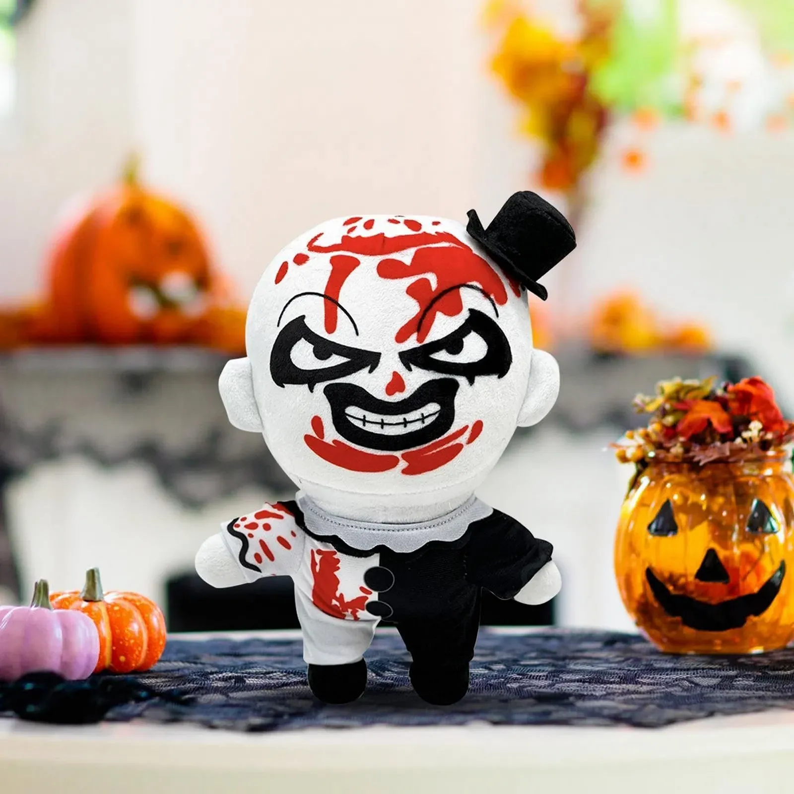 Плюшевая игрушка Terrifier, Фигурка из ужастика, Мягкая, фото №2 Плюшевая игрушка Terrifier, Фигурка из ужастика, Мягкая, фото №2