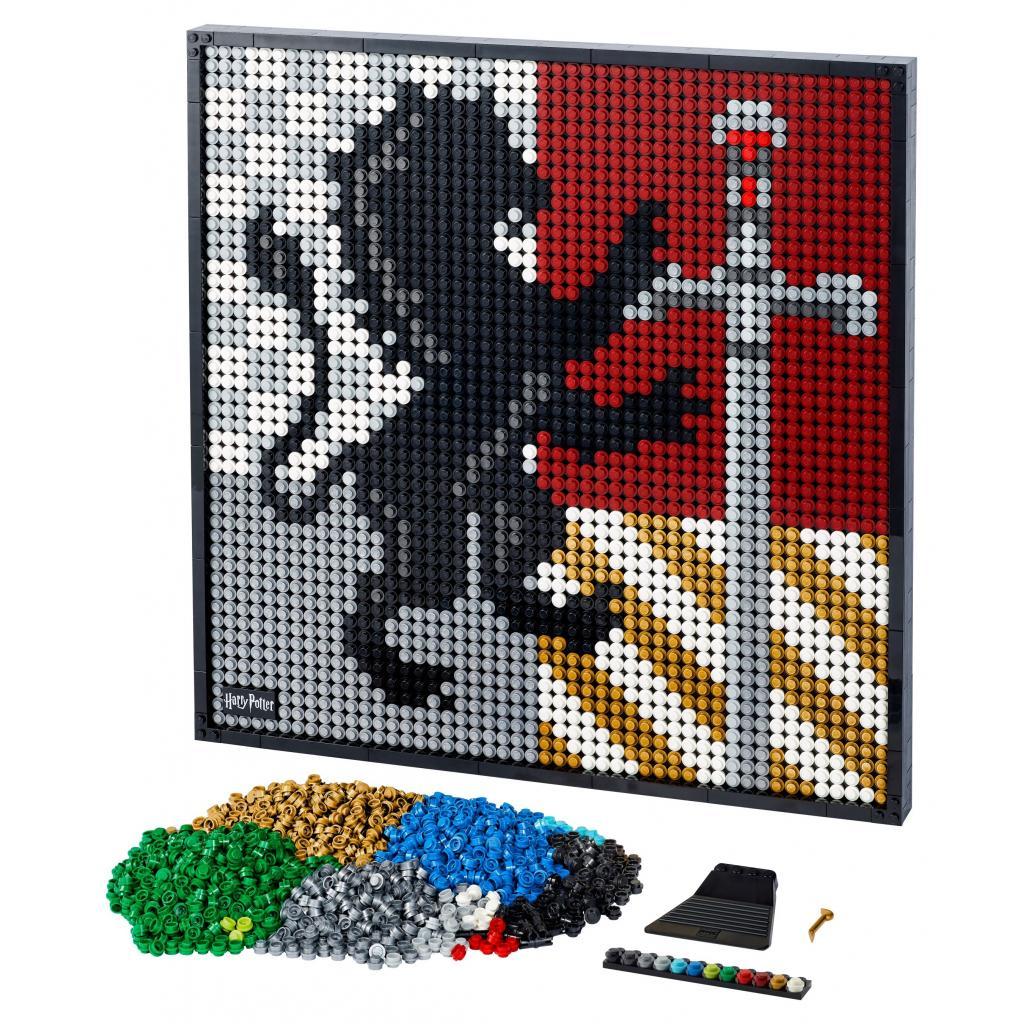 Конструктор LEGO Art Гарри Поттер и Гербы Хогвартса 4249 деталей 31201, фото №2