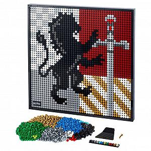 Конструктор LEGO Art Гарри Поттер и Гербы Хогвартса 4249 деталей 31201 synthetic.ua - Фото 1