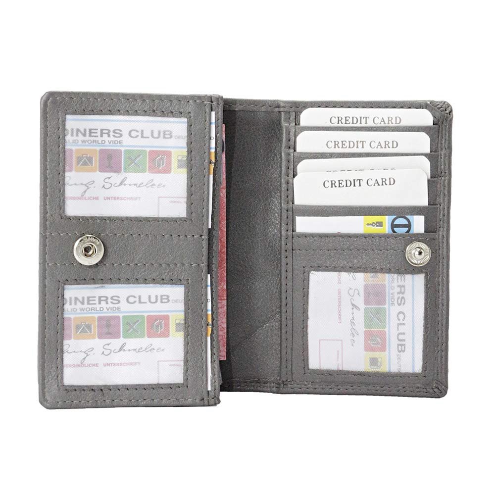 Кошелек Arrigo Unisex Adult Harmonica кожаный Серый, Серый, фото №4
