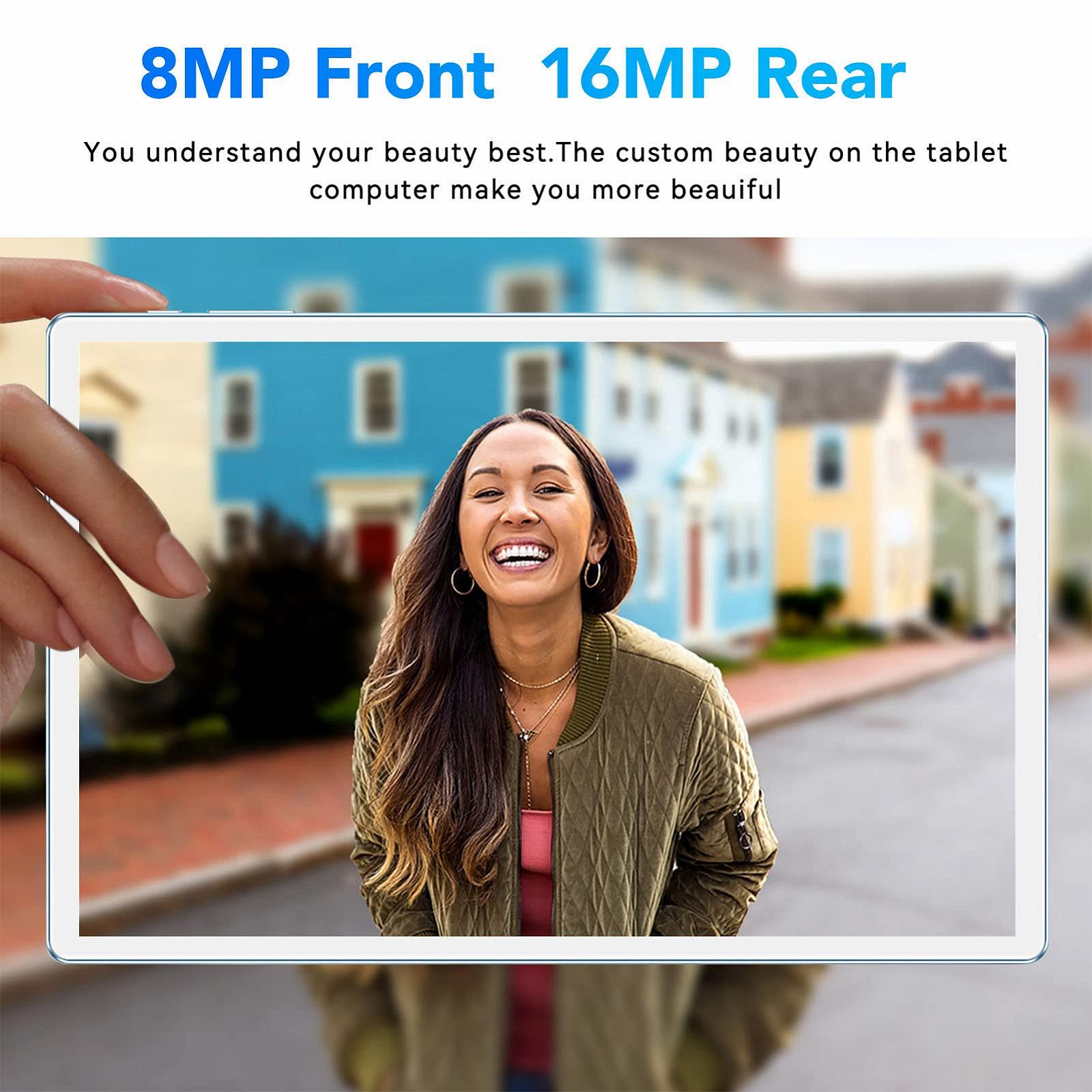 Планшет Android11 10.1 Inch 4 GB 64 GB Octa Core 1080P IPS 5G WiFi 8 MP + 16 MP 8800 mAh (Blue), фото №7