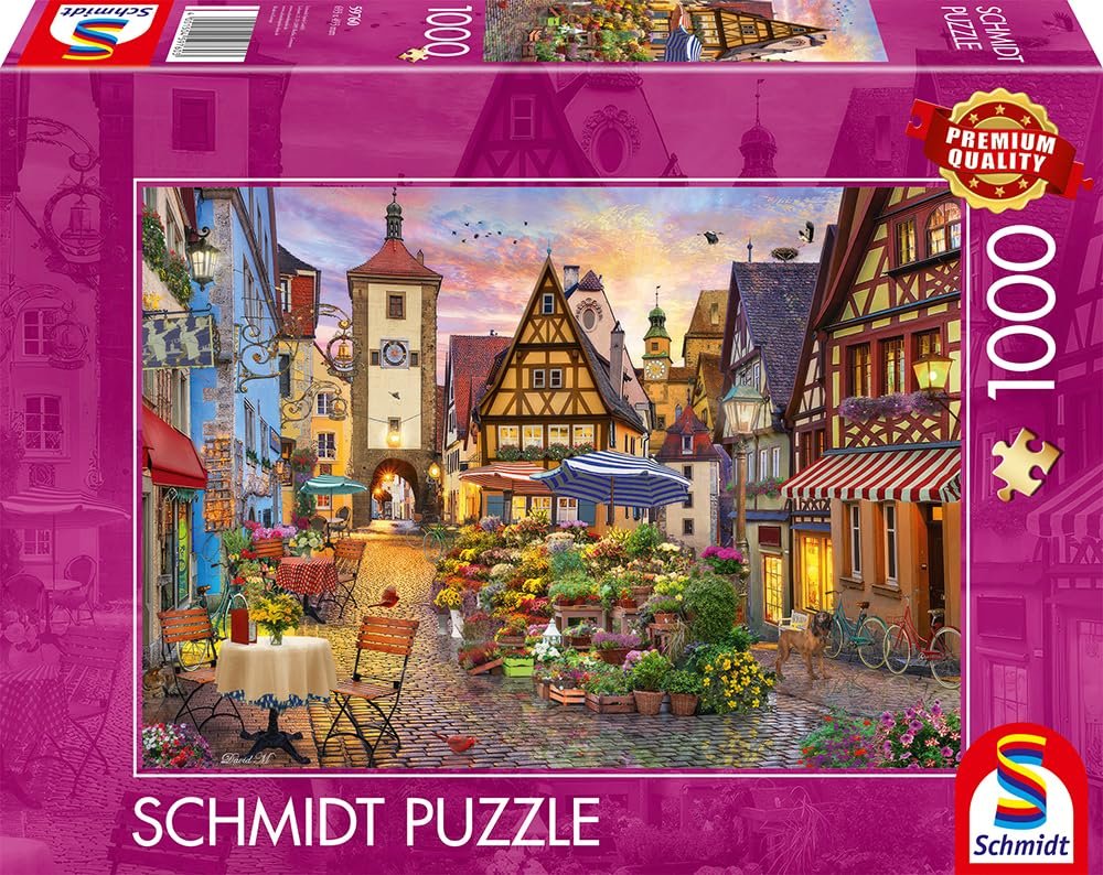 Пазл Schmidt Spiele Romantic Bavaria 59760 Rothenburg ob der Tauber 1000 элементов, фото №4 Пазл Schmidt Spiele Romantic Bavaria 59760 Rothenburg ob der Tauber 1000 элементов, фото №4