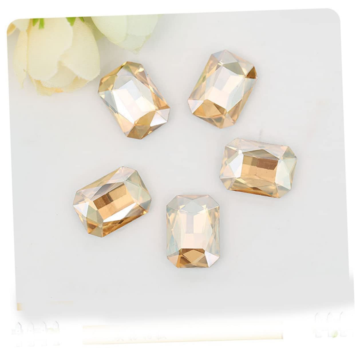 Набір Стразів Octagonal Різнокольоровий, 50 шт, фото №8