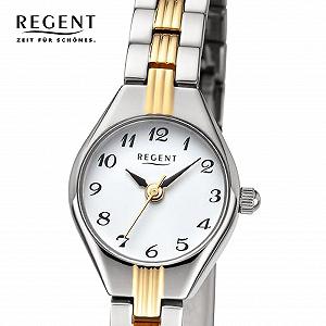 Часы REGENT Аналоговые URF1469 Женские Металлический Ремешок Серебристый Золотой, Серебристый, золото-белый, Браслет synthetic.ua - Фото 1