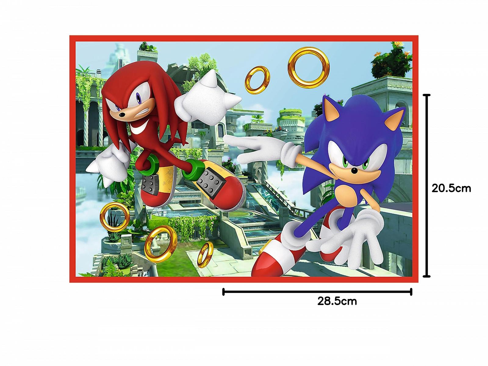 Пазл Trefl Sonic The Hedgehog, Adventure of Sonic 4-в-1 35-70 елементів для дітей від 4 років, фото №10