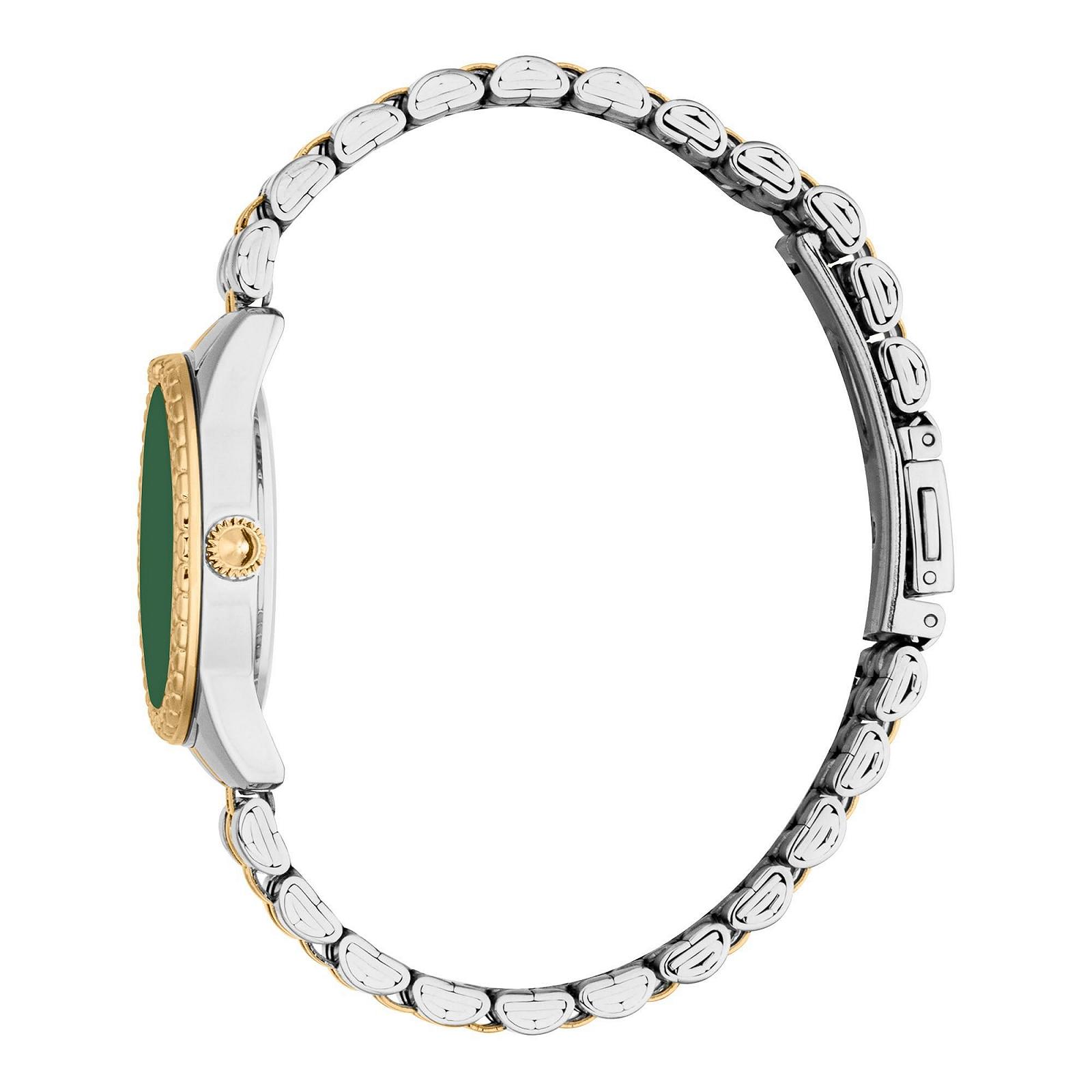 Жіночий аналоговий годинник Just Cavalli JC1L360M0085, кварцовий, ремінець з нержавіючої сталі, зелений, фото №2 Жіночий аналоговий годинник Just Cavalli JC1L360M0085, кварцовий, ремінець з нержавіючої сталі, зелений, фото №2