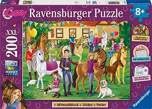Пазли Ravensburger Lissy Activity 200 елементів з блокнотом, коміксом та наклейками - Фото 1