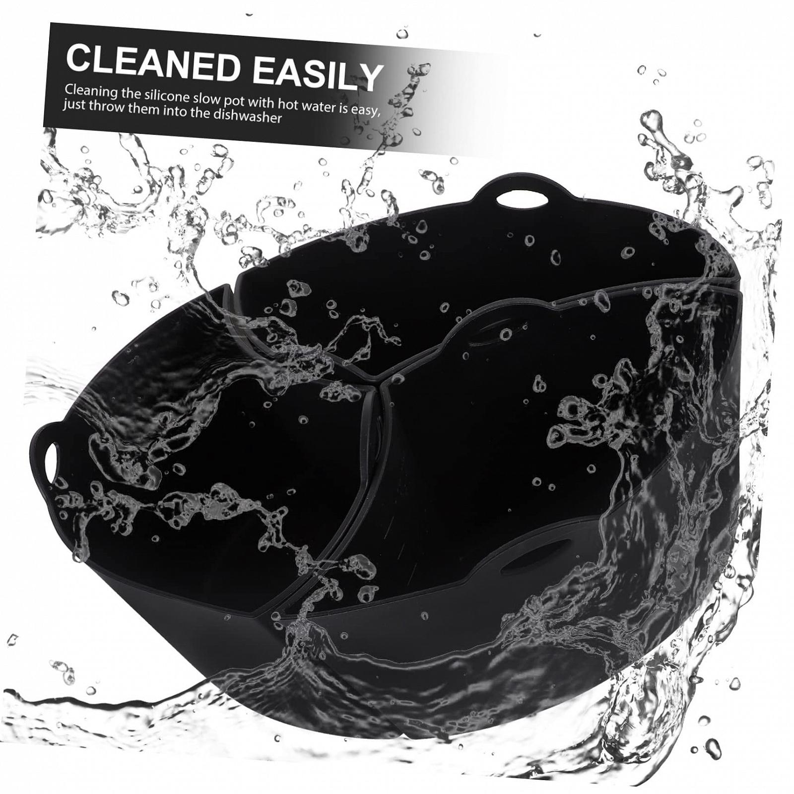 Вставка MUCKLILY Slow Cooker Abnehmbare Herdeinlage Topfeinsatz Kieselgel, фото №3