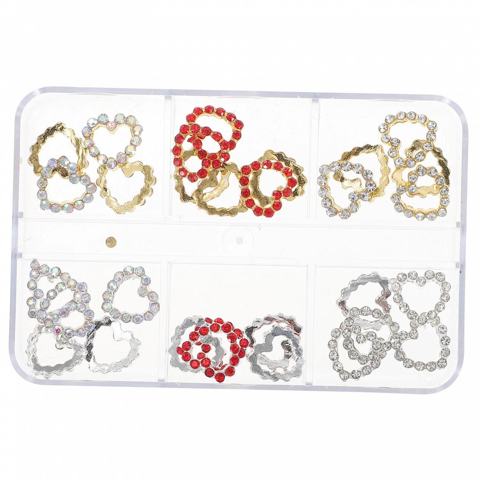 Украшения для ногтей Сердце FRCOLOR 120 шт., фото №5