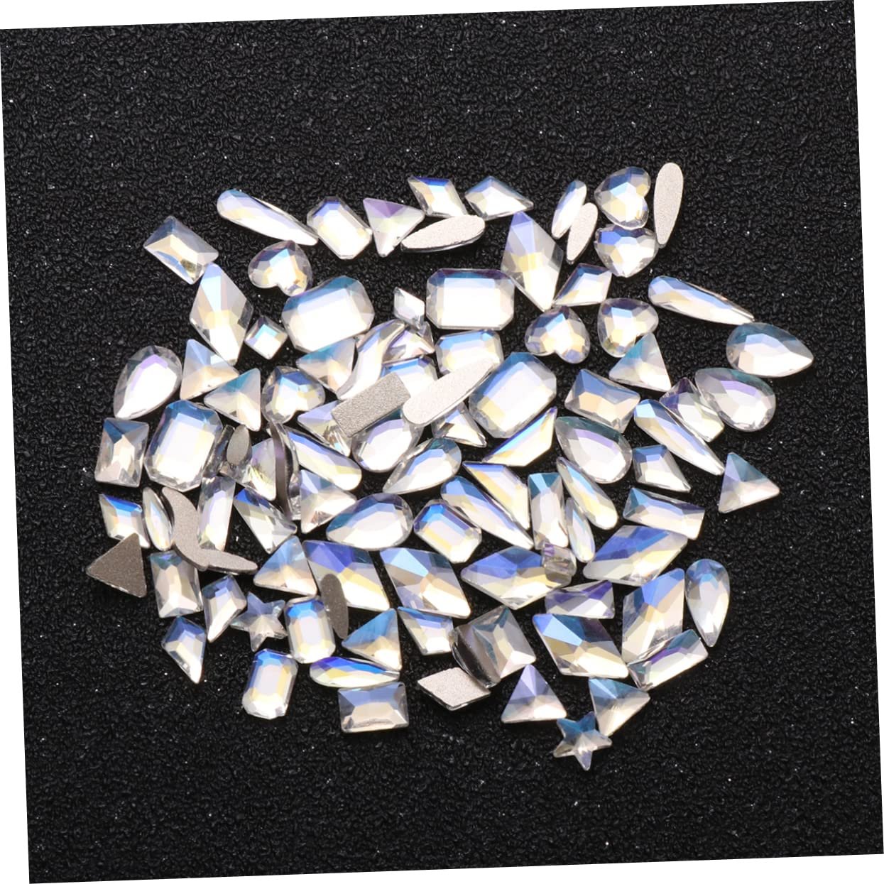 3D Наклейки FRCOLOR 300 штук AB Стеклянные Стразы для ногтей, Хрустальные Драгоценные Камни, Стеклянные Подвески, Наклейки на Ногти, Бриллианты для Ногтей, Прозрачные Наклейки, Стразовые Блестки, Подвески, фото №9