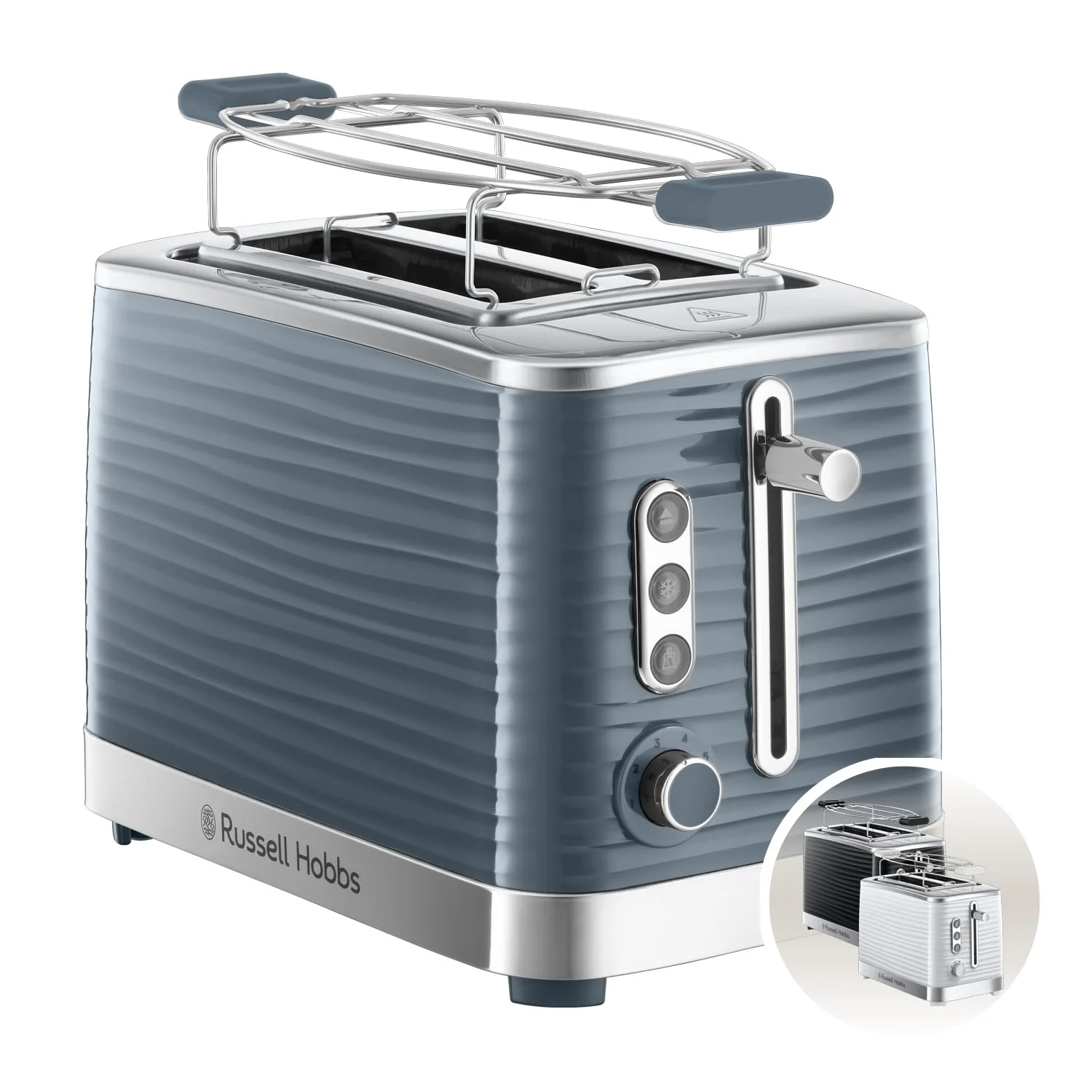 Тостер Russell Hobbs Inspire 24373-56 Сірий, фото №1