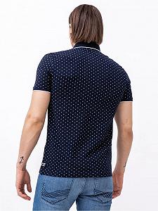 Рубашка-поло Tom Tailor Basic 1024053XX1226080 Tёмно-синий XL synthetic.ua - Фото 1
