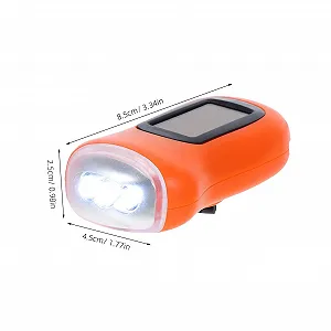 Фонарь OSALADI на солнечной батарее аварийный для кемпинга, активного отдыха и чрезвычайных ситуаций портативный и энергоэффективный оранжевый synthetic.ua - Фото 1