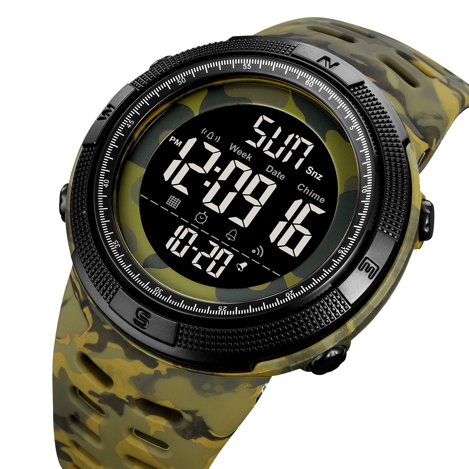 Годинник Skmei 2070 Camo Green, фото №2