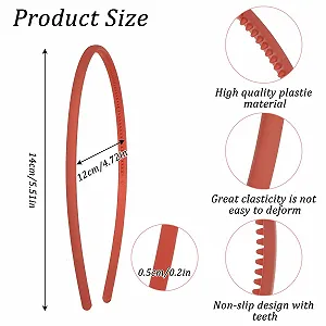 Обруч Пластиковый Разноцветный (12 шт) synthetic.ua - Фото 1