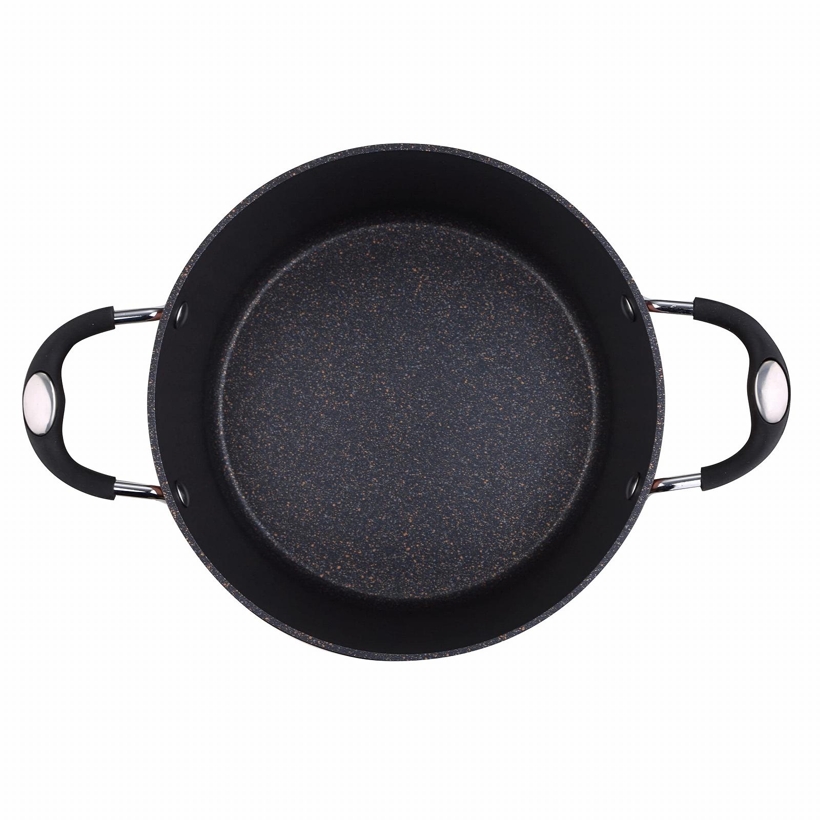 bmr-versand Набор кастрюль для индукционных плит с сковородой 5 шт. алюминий, фото №5 bmr-versand Набор кастрюль для индукционных плит с сковородой 5 шт. алюминий, фото №5