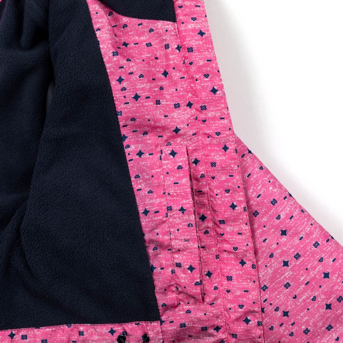 Утепленный дождевик для девочек ALPHADVENTURE Memphis Розовый, размеры от 6 до 14 лет, фото №6