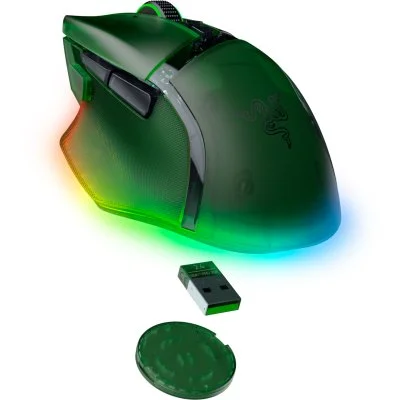 Мышка Razer Basilisk V3 Pro 35K Wireless/Bluetooth/USB Phantom Green (RZ01-05240300-R3G1), фото №5 Мышка Razer Basilisk V3 Pro 35K Wireless/Bluetooth/USB Phantom Green (RZ01-05240300-R3G1), фото №5