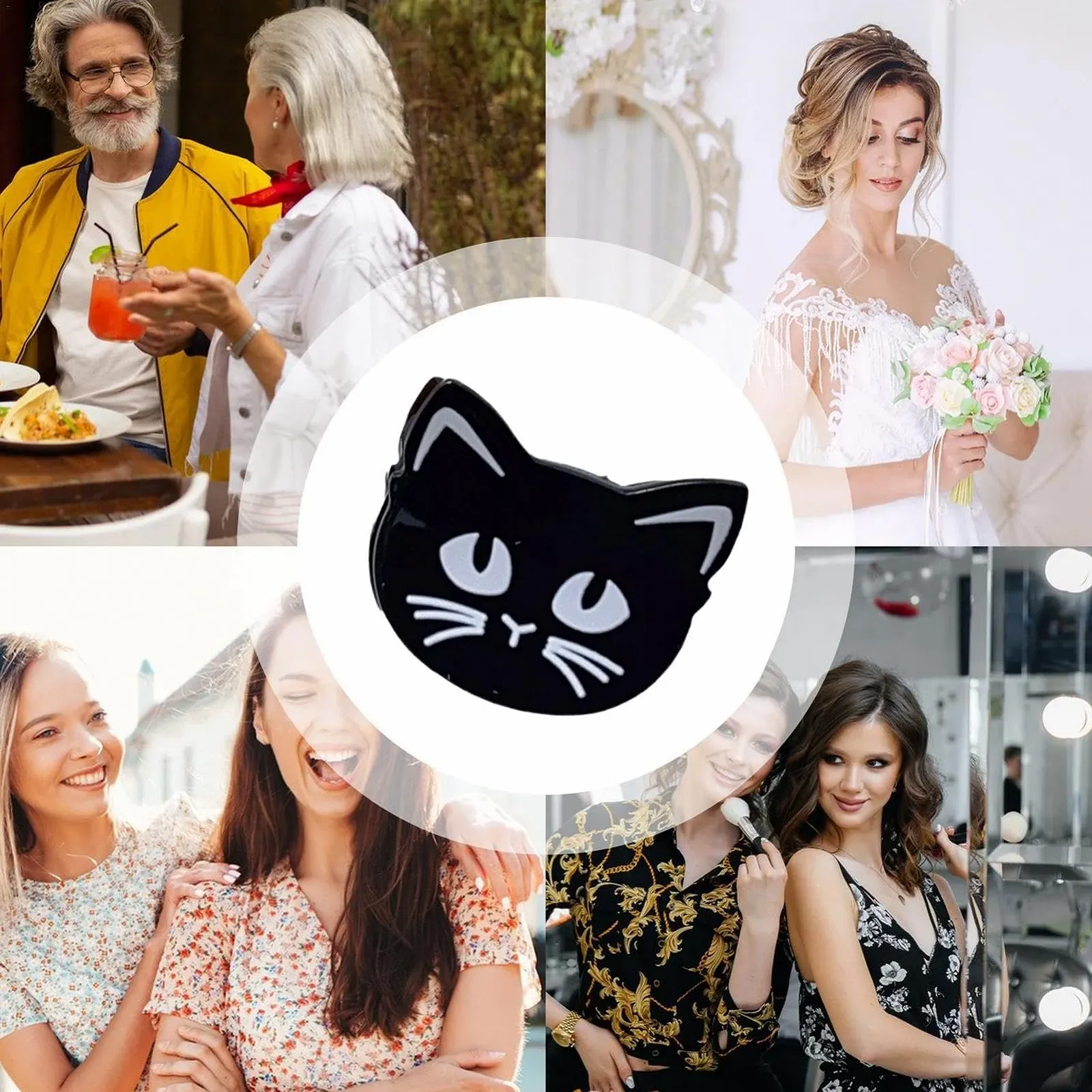 Заколка для волос Halloween, Заколки для волос Halloween, Заколка для волос с кошкой, фото №4 Заколка для волос Halloween, Заколки для волос Halloween, Заколка для волос с кошкой, фото №4