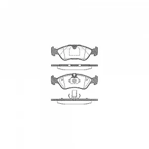 Комплект гальмівних колодок, дискове гальмо TRISCAN 8110 24004 - Фото 1