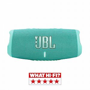 Колонка JBL Charge 5 Bluetooth Водонепроникна Портативна Серийний з Вбудованим Аккумулятором Сірий Бірюзовий synthetic.ua - Фото 1