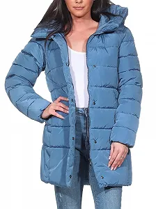 Куртка стеганая женская ONLY ONLLina с капюшоном - Фото 1