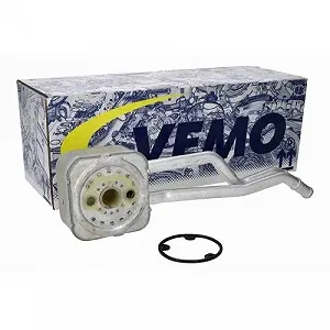Масляный радиатор двигателя VEMO V15-60-6066 AUDI SEAT SKODA VW synthetic.ua - Фото 1