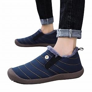 Ботинки Barefoot Waterproof зимние высокие 23c Синий, 44 EU synthetic.ua - Фото 1