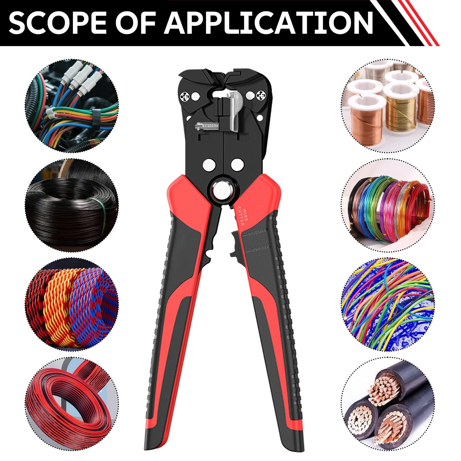 Автоматический стриппер 3-в-1 0.2-6 мм² с функцией обжима, фото №4