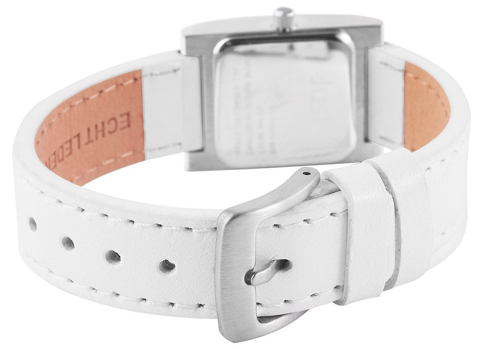 Женские аналоговые часы Just S3929N-WH Кожа Белый Белый / Серебряный Ремешок, фото №3 Женские аналоговые часы Just S3929N-WH Кожа Белый Белый / Серебряный Ремешок, фото №3