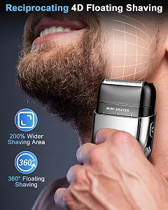Електробритва Men's Electric Shaver Mini Foil IPX7 USB-C 120 хв LED-дисплей ціна на synthetic.ua - Фото 1 Електробритва Men's Electric Shaver Mini Foil IPX7 USB-C 120 хв LED-дисплей synthetic.ua - Фото 1