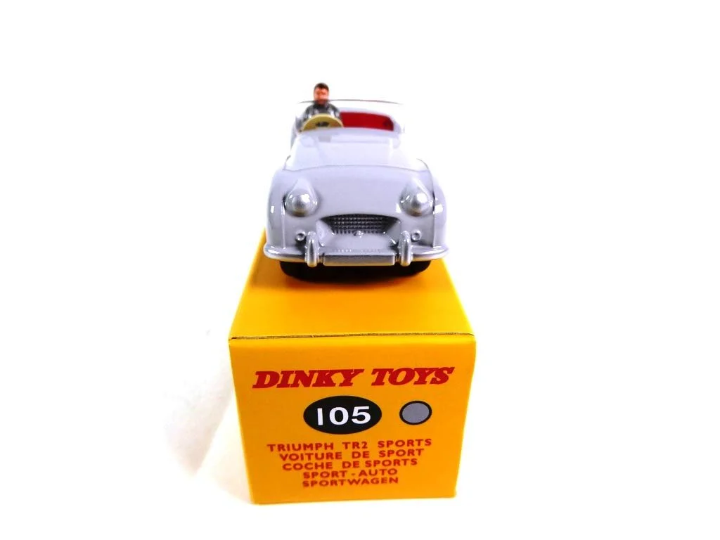 Іграшка Atlas Dinky Toys Triumph TR2 Grey 105, фото №5