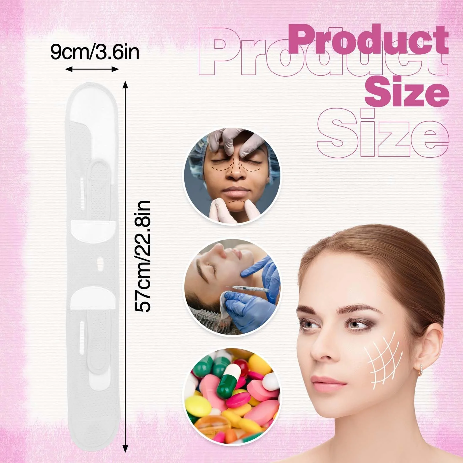 Пояс для схуднення обличчя V-Line багаторазовий, для зменшення подвійного підборіддя, фото №2 Пояс для схуднення обличчя V-Line багаторазовий, для зменшення подвійного підборіддя, фото №2