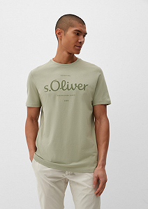 Футболка 2128330.78D1 s.Oliver Хакі XL - Фото 1