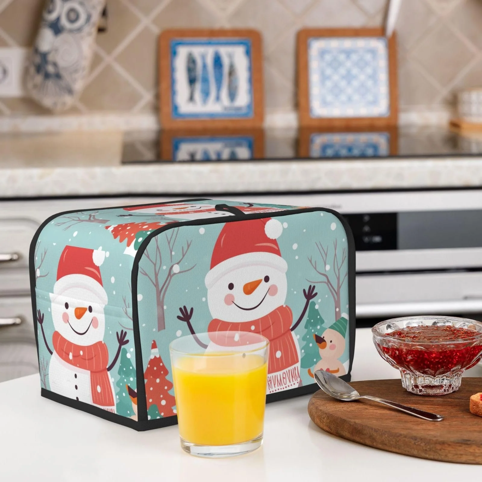 Чехол для тостера Snowman Merry Christmas на 2 ломтика, фото №6 Чехол для тостера Snowman Merry Christmas на 2 ломтика, фото №6