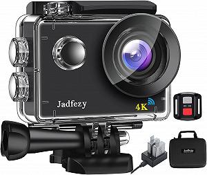 Екшн-камера руху Jadfezy 4K 30fps з WiFi та пультом дистанційного керування 20 MP 170° ширококутна - Фото 1