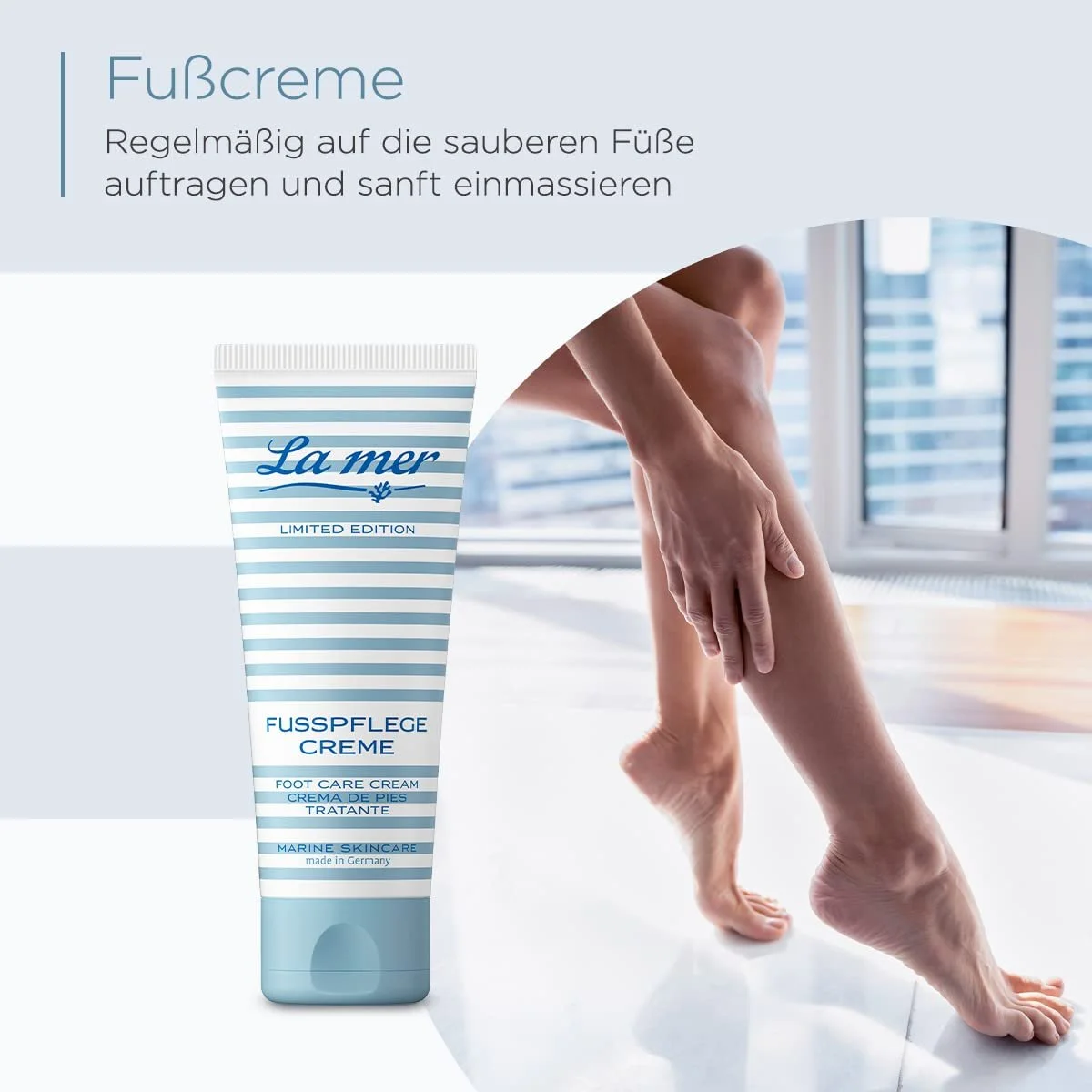 Крем для ног La mer Marine Breeze увлажняющий с ароматом мелиссы 75 мл, фото №3