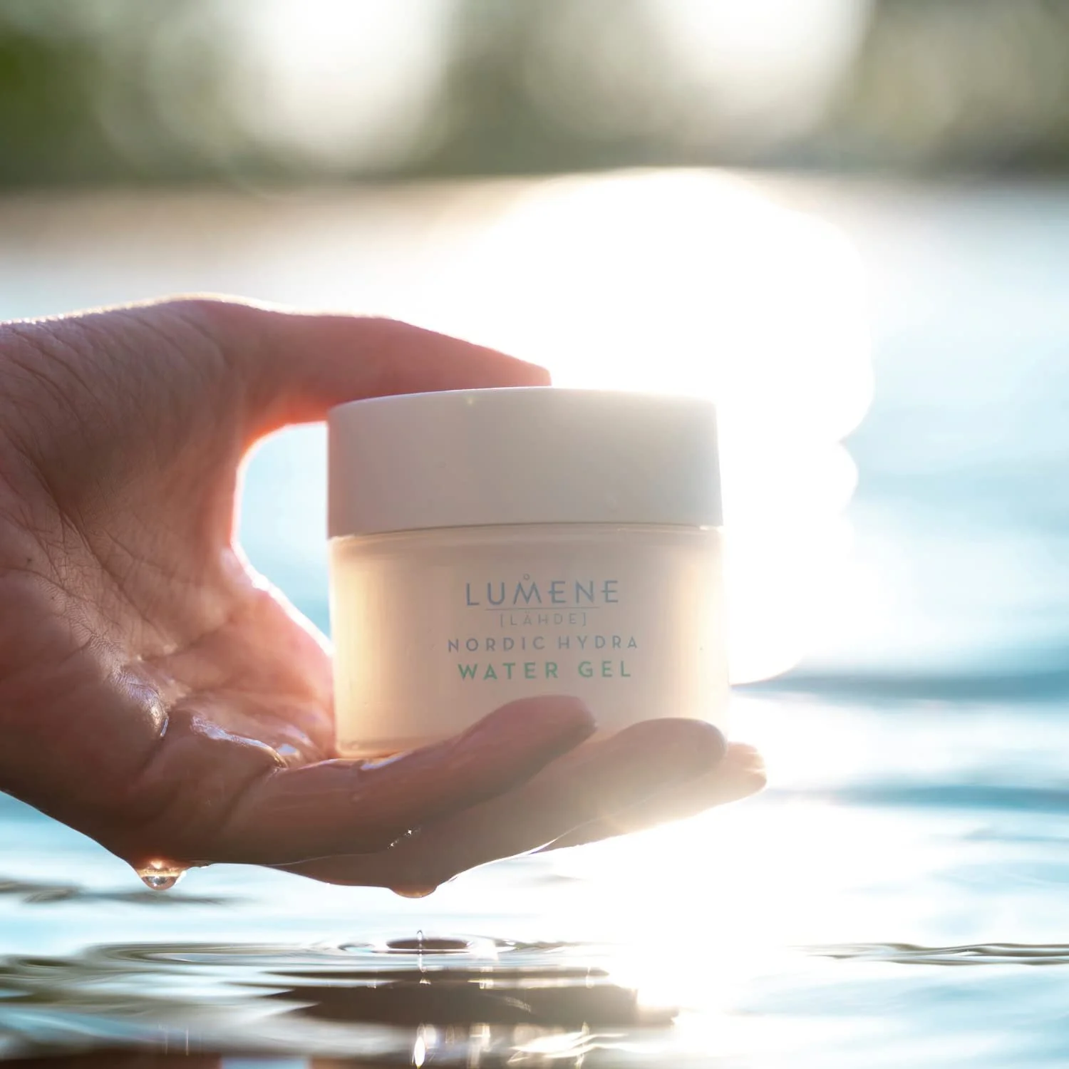 Гель для обличчя LUMENE Nordic Hydra [LÄHDE] Water Gel з потрійною гіалуроновою кислотою та ніацинамідом для жирної шкіри, фото №4