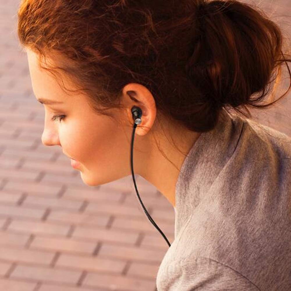 Наушники LINHUIPAD с микрофоном In-Ear моно 3.5 мм металлические, фото №5