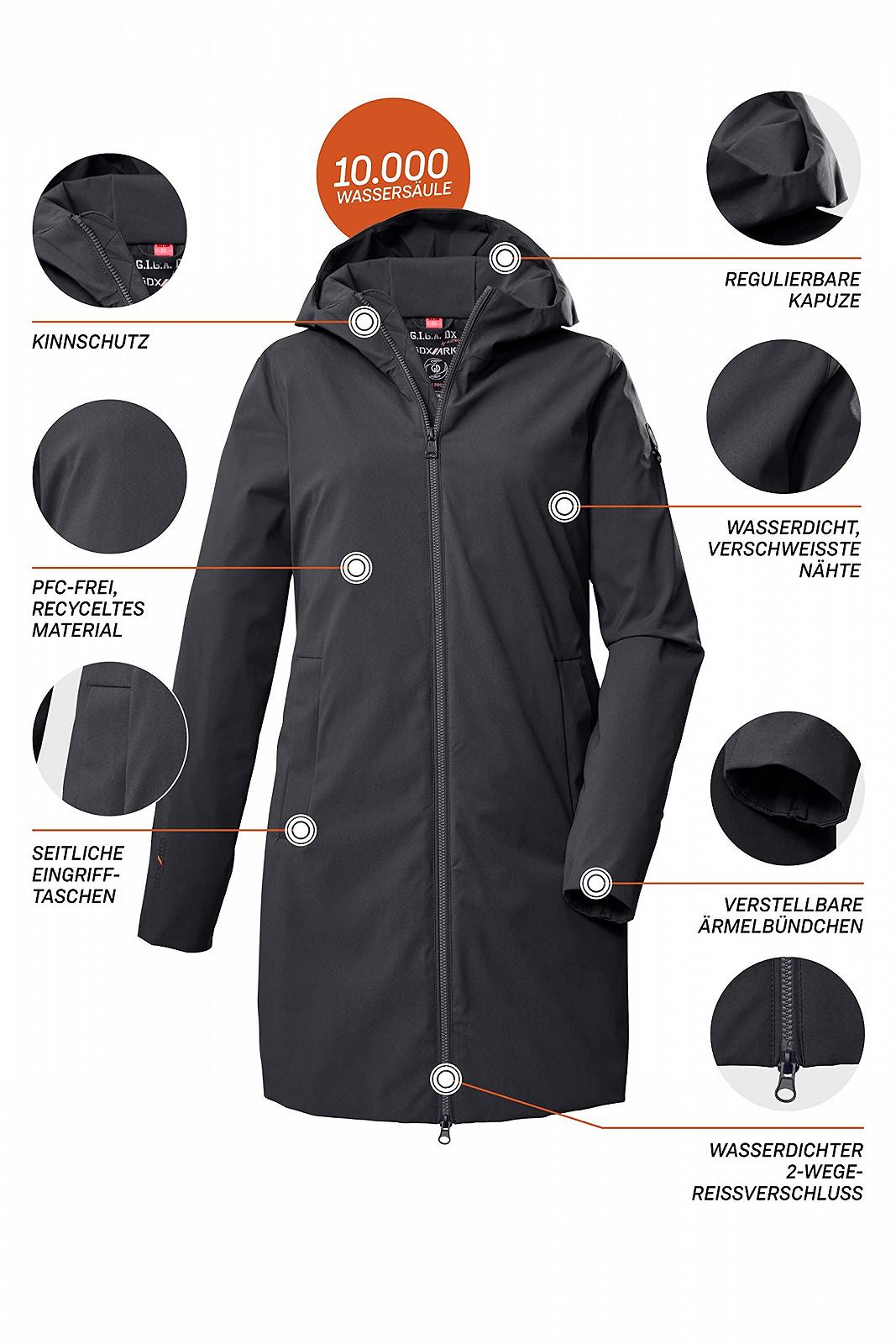 Жіноча Парка G.I.G.A. DX GS 154 Wmn Prk Повсякденна функціональна з капюшоном, фото №3