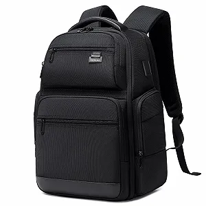 Рюкзак для ноутбука FENRUIEN Expandable 17 дюймов Waterproof USB Anti-Theft Black - Фото 1